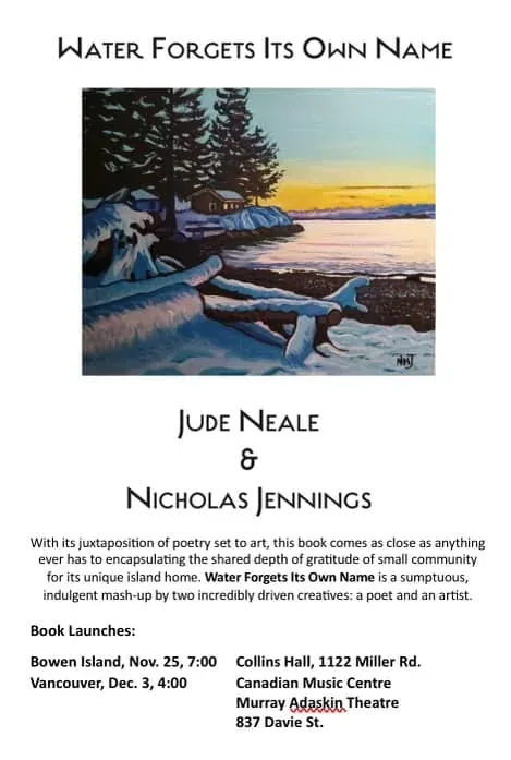 Cover of Water Forgets Its Own Name by Jude Neale.